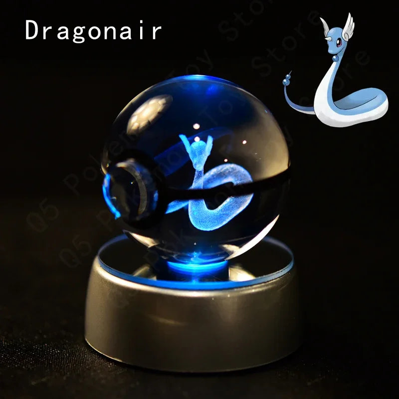 Pokemon Crystal Ball LED Night Light – Anime Lamp