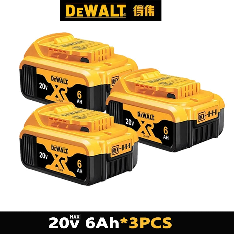 🔋 FLASH SALE! 100% Original DeWalt 20V 6.0Ah Battery 4-Pack - High Performance Lithium-Ion Power