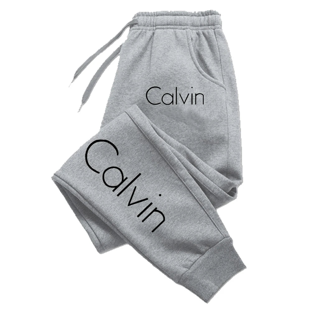 Printed Sports Running Trousers – Men Women Fitness Sweatpants
