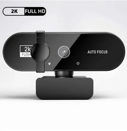 4K Webcam with Autofocus & Microphone - HD USB Camera for PC Laptop Streaming & Video Calls