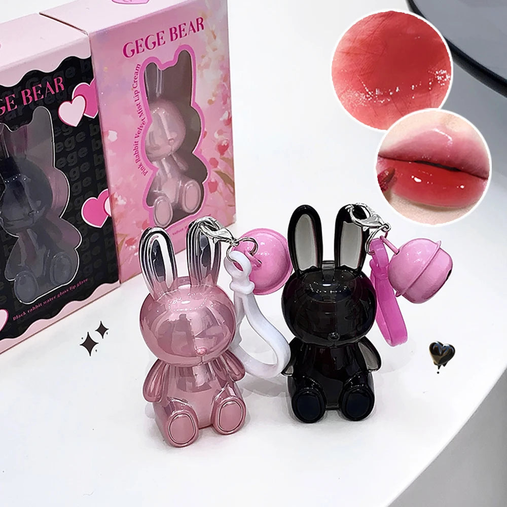 Gege Bear Pink Rabbit Velvet Matte Lip Cream