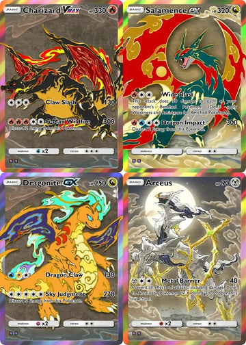 Pokemon Cards Shan Hai Jing Series – Charizard, Arceus, Dragonite & Salamence