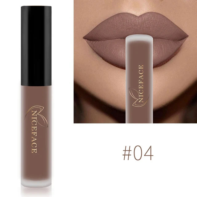 Waterproof Matte Liquid Lipstick - 25 Colors, Long-Lasting Lip Gloss