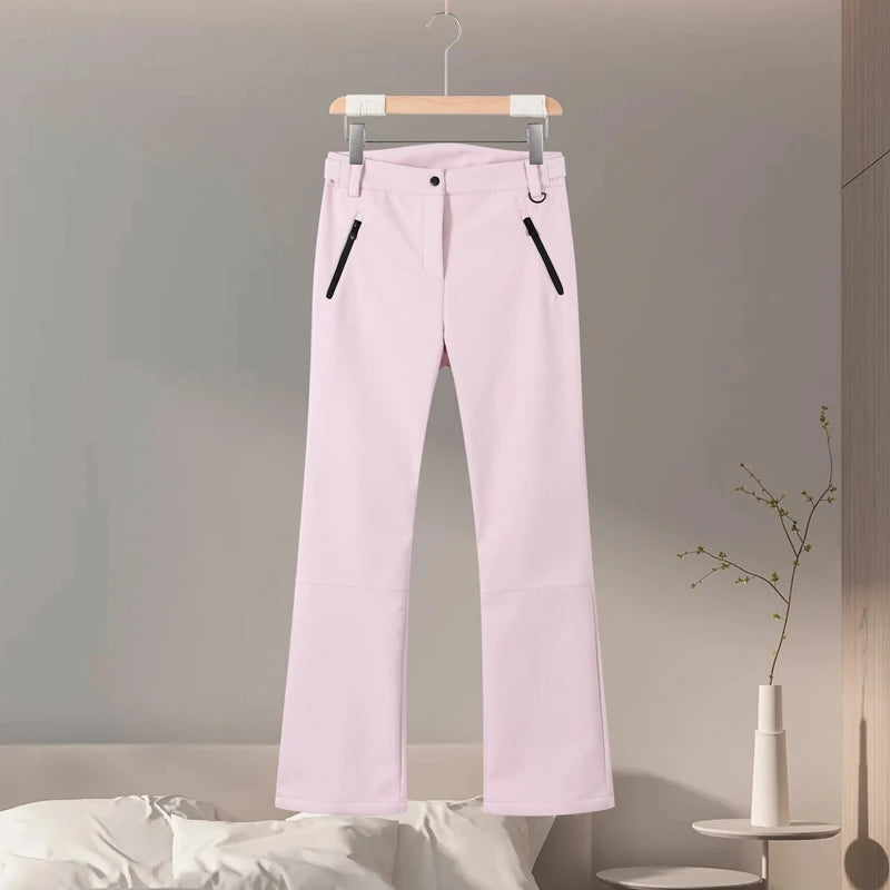 Pink Windproof Skiwear 2-Piece Set – Winter Tracksuit