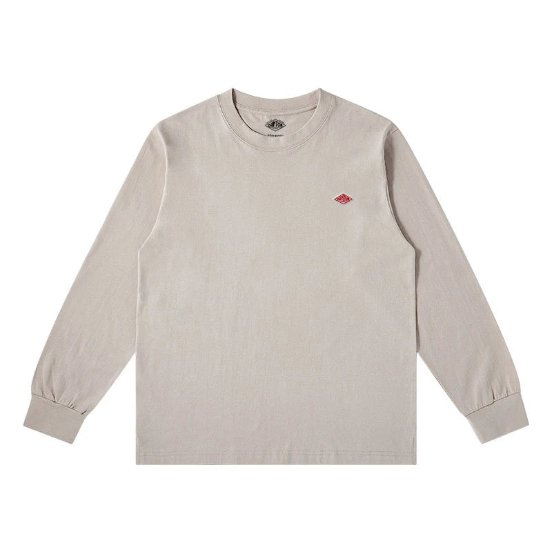 Autumn Japanese Style Long Sleeve Cotton T-Shirt – Classic Loose Fit Top