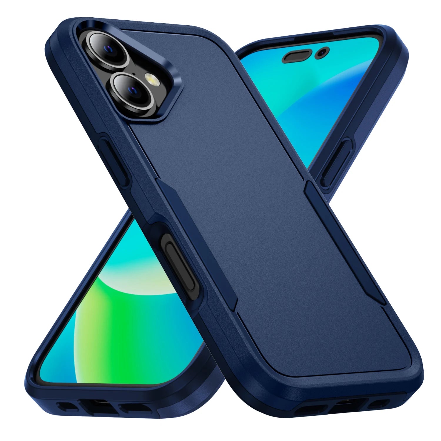🔥 SALE! Hard Armor Matte Case for iPhone 17/16/15 Pro Max - Dual Layer Protection