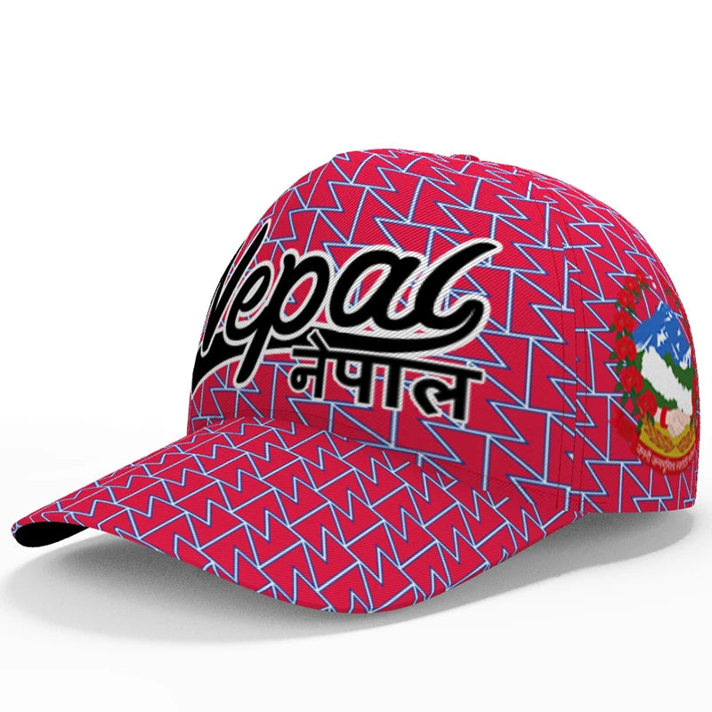 Nepal Flag Baseball Cap - Custom 3D Embroidered Snapback Hat for Nepalese Pride