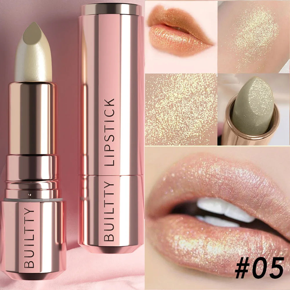 Matte Nude Lipstick - Smooth Velvety Long-Lasting, Non-Transfer Lip Stick