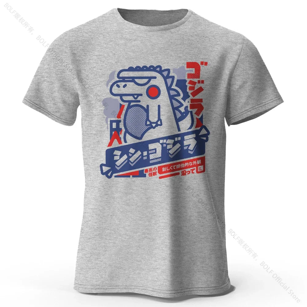Harajuku Animal Print Cotton T-Shirt Unisex Casual