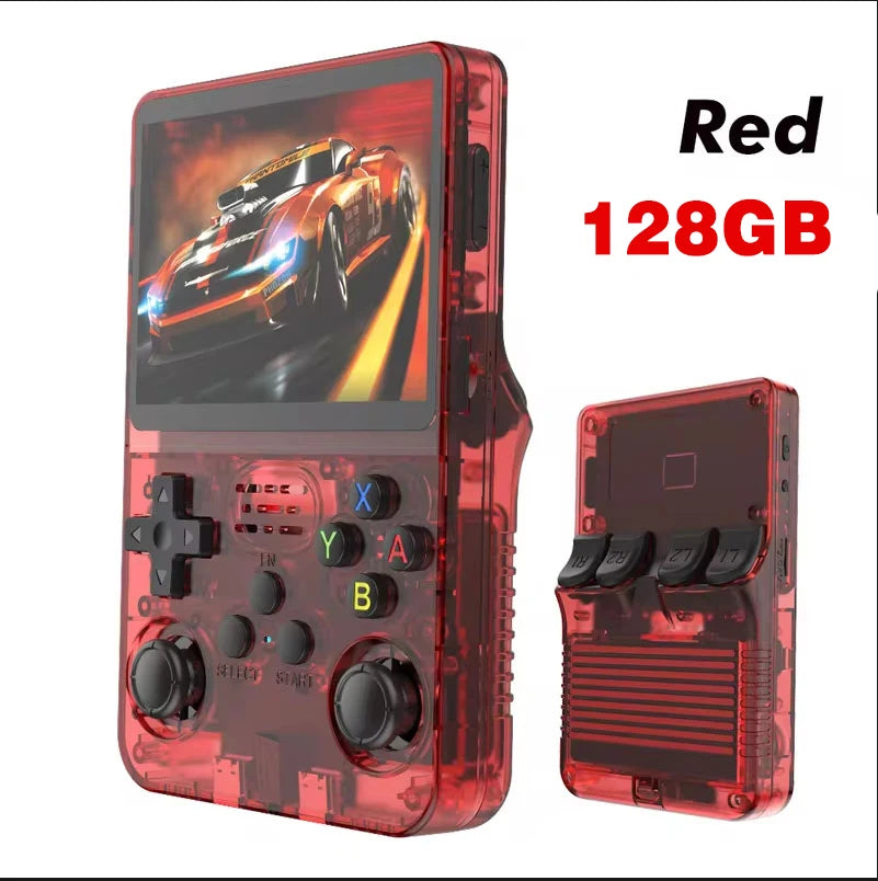 R36S Retro Handheld Game Console - 3.5" Linux System with 128GB Memory