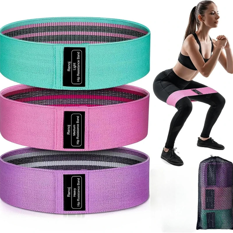 Pilates Yoga Elastic Resistance Bands – Legs & Booty Workout