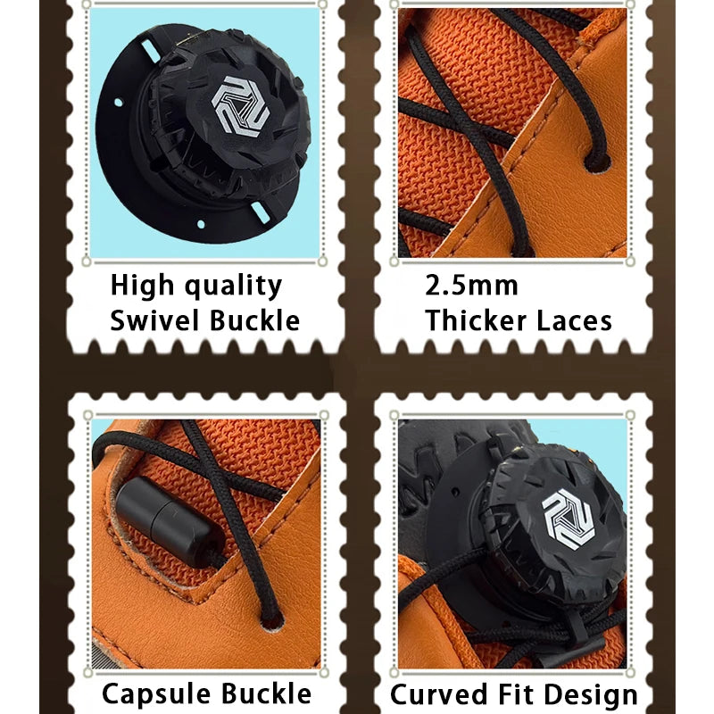 No Tie Shoelaces - Fashion Swivel Buckle Laces for Kids & Adults (1 or 2 Pairs)