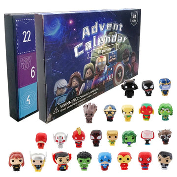 Marvel Advent Calendar 24pcs – Mini Superhero Figures