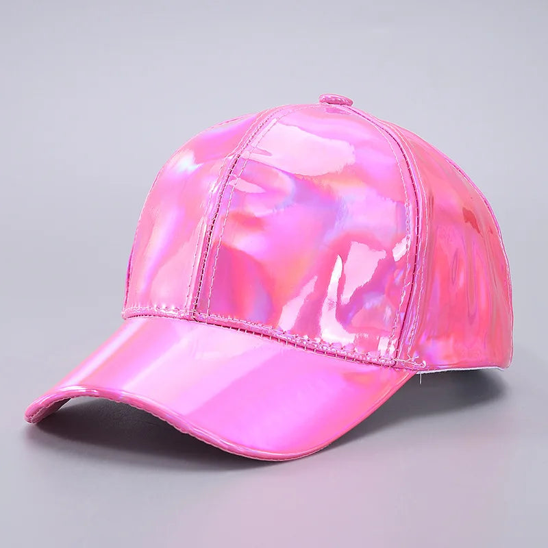 Waterproof PU Baseball Cap - Hip-Hop Rain Hat with Curved Brim for All-Weather Wear