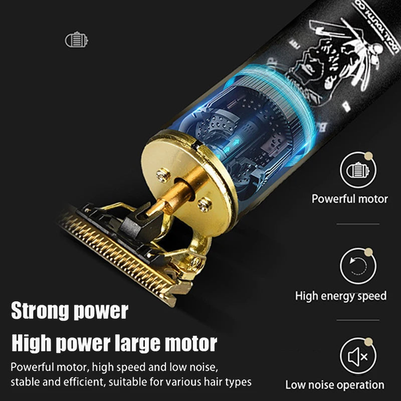 Electric Hair Clipper - Professional Trimmer for Hair, Beard & Body Grooming