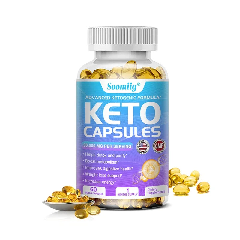 Apple Cider Vinegar Keto Capsules - Fat Burning, Detox & Metabolism Booster