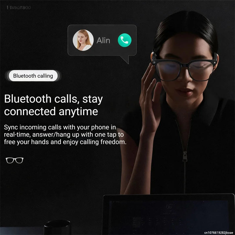 4K Smart Translation Glasses - ChatGPT AI, 800W Waterproof Camera, Bluetooth Calls & Music