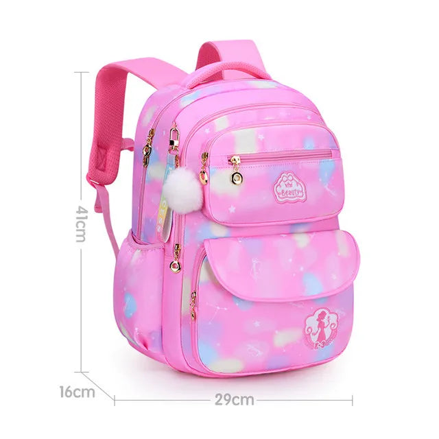 School Backpack for Girls - Kids Teen Women Bookbag for Primary & Secondary Students