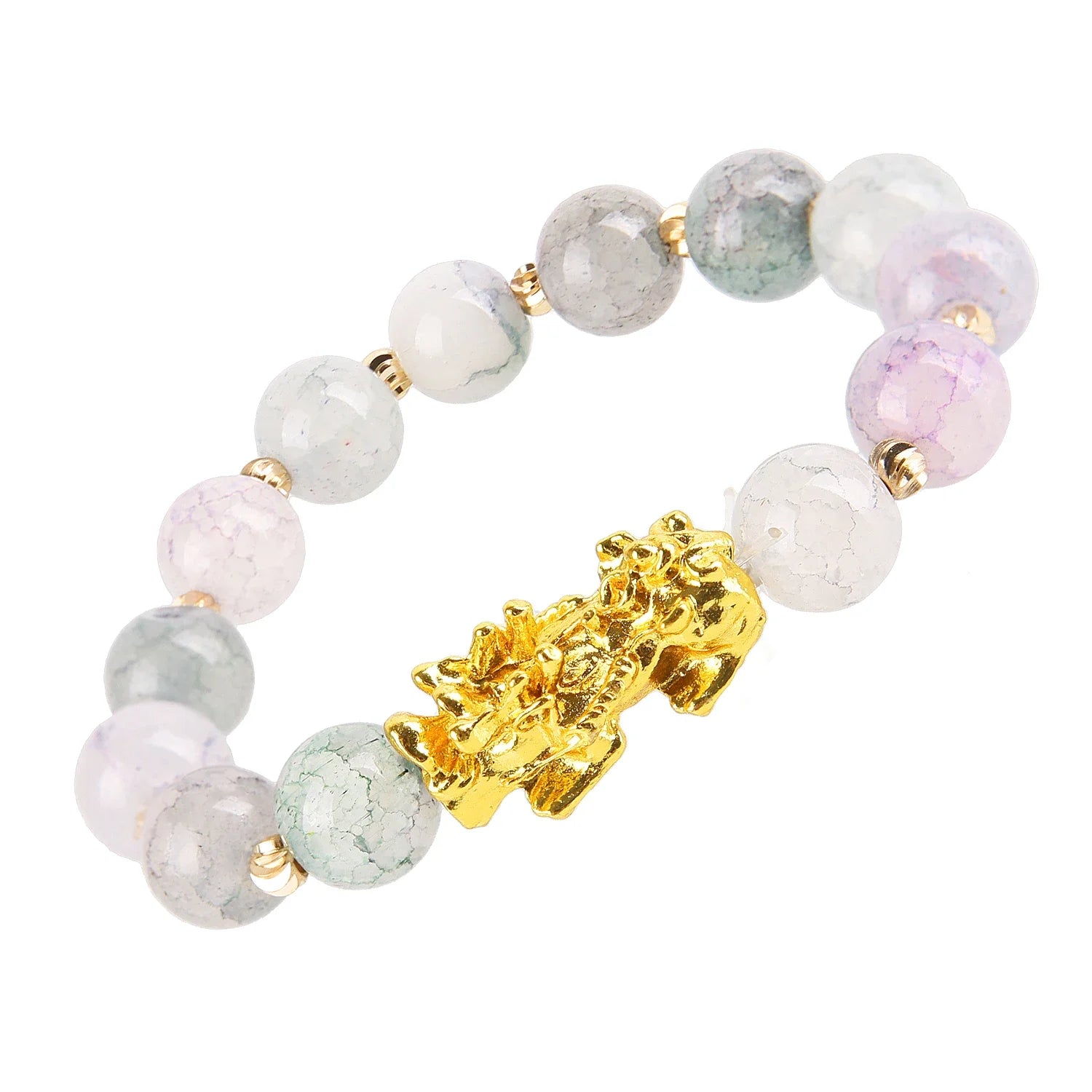 Pixiu Guardian Bracelet - Feng Shui Wealth & Luck Beaded Wristband for Men & Women