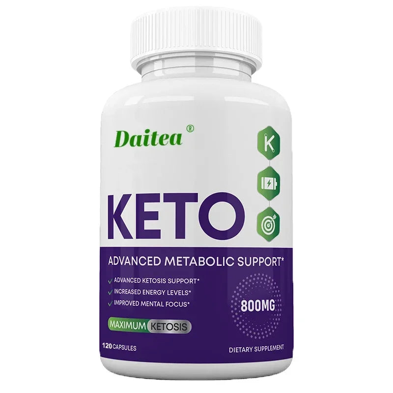 Keto Capsules 800mg - Apple Cider Vinegar for Weight Loss, Detox & Immunity