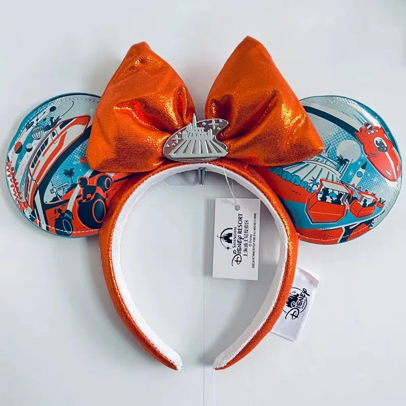 Disney Mickey Ears Headband – Minnie Sequin Party Hairband for Women & Girls