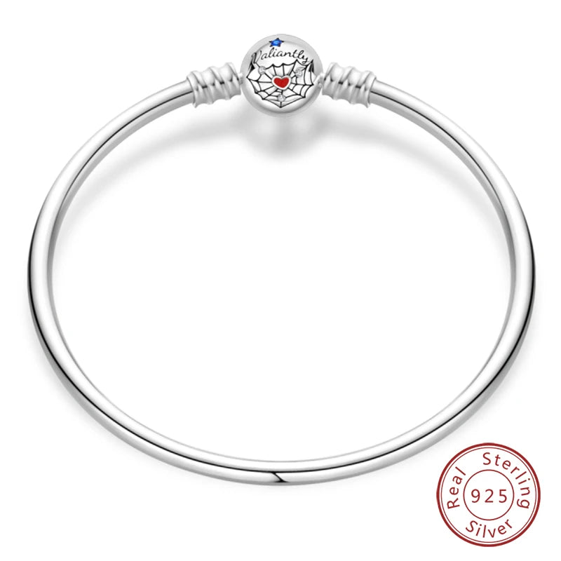 Silver Star Moon Clover Bracelet – DIY Charm Birthday Jewelry