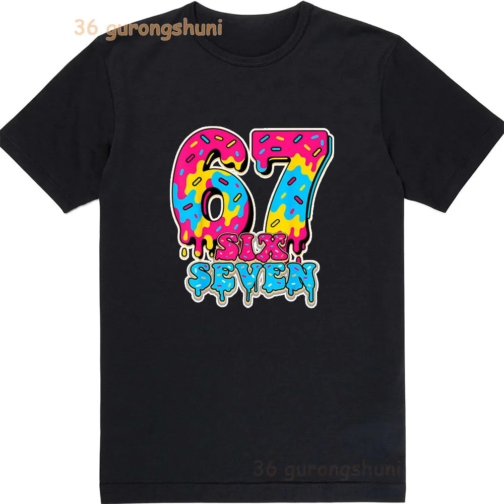 Kids '67' Graphic T-Shirt - Unisex Cotton Tee for Boys & Girls (Ages 2-12)