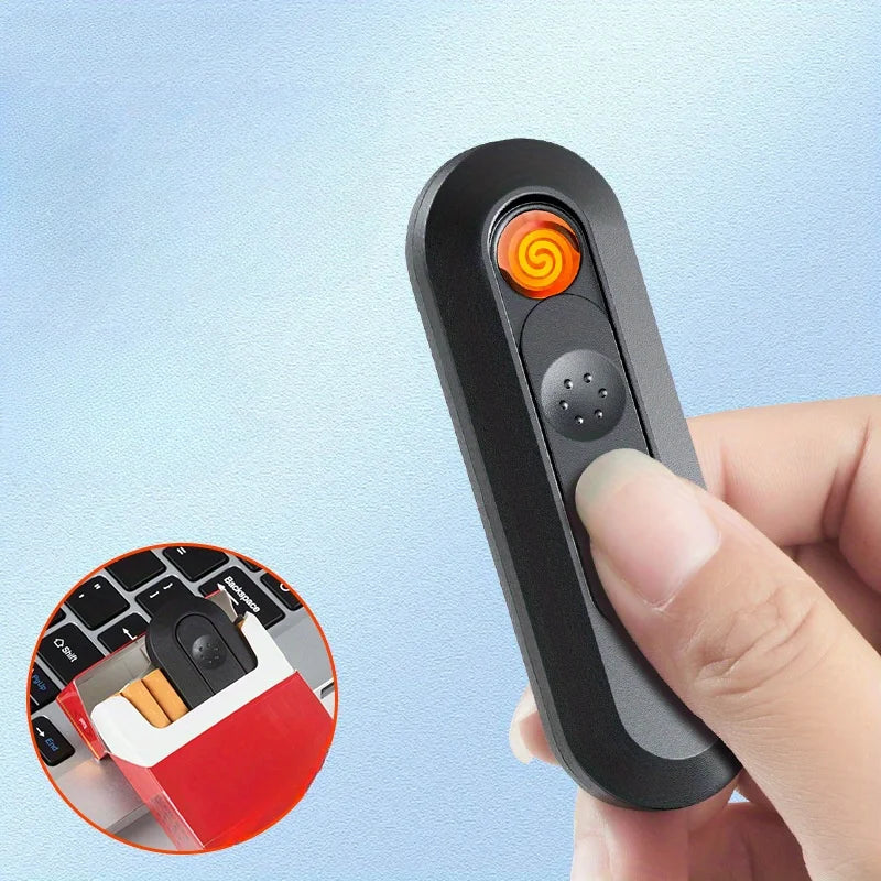 Rainbow USB Rechargeable Lighter – Windproof Electric Arc Lighter | Eco-Friendly & Flameless