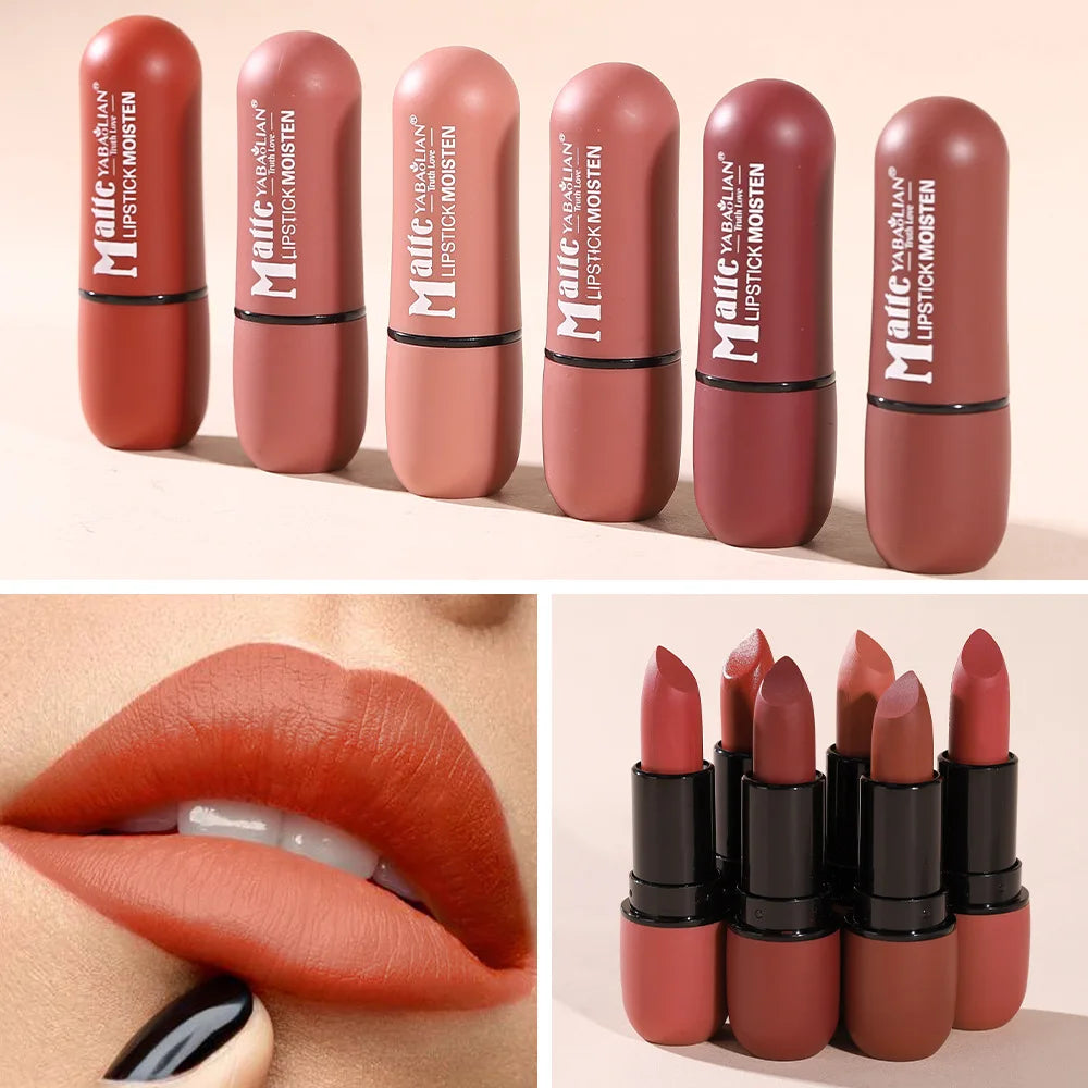 Velvet Matte Lipstick with Waterproof Topcoat