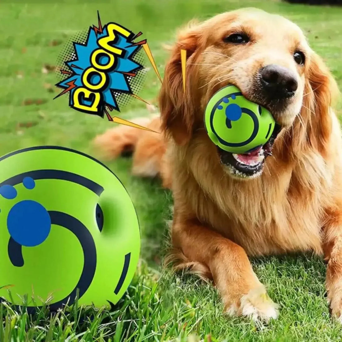 Interactive Pet Ball Toy – Wobble, Wag & Glow Sound Ball
