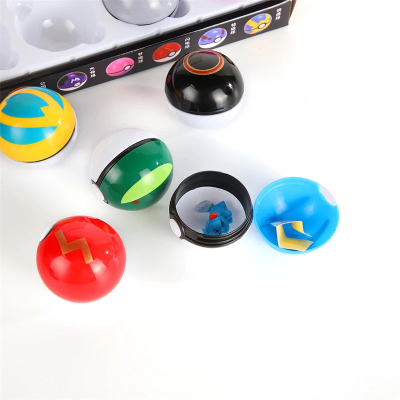 Pokemon Pokeball Figure Set – Anime Model Toys