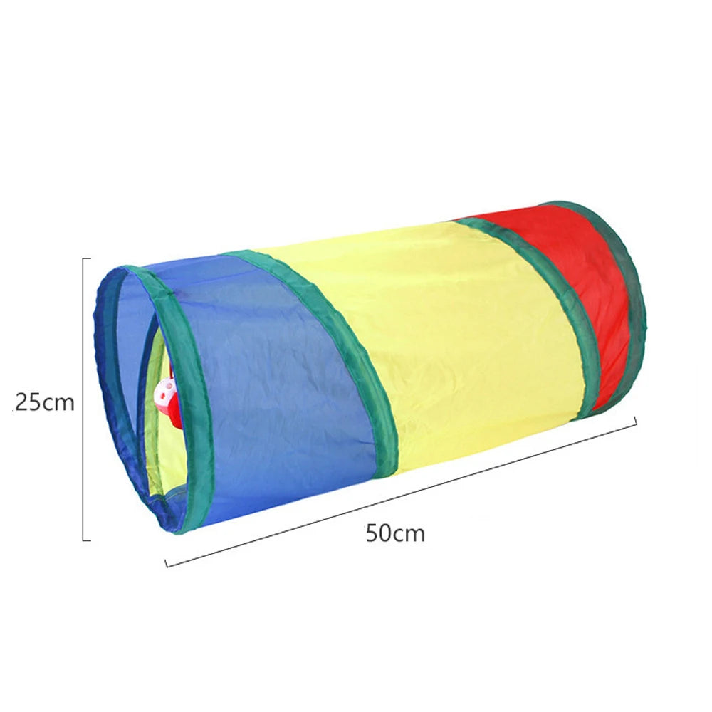 Cat Tunnel Play Toy – Collapsible Pet Tube for Indoor & Outdoor Exercise