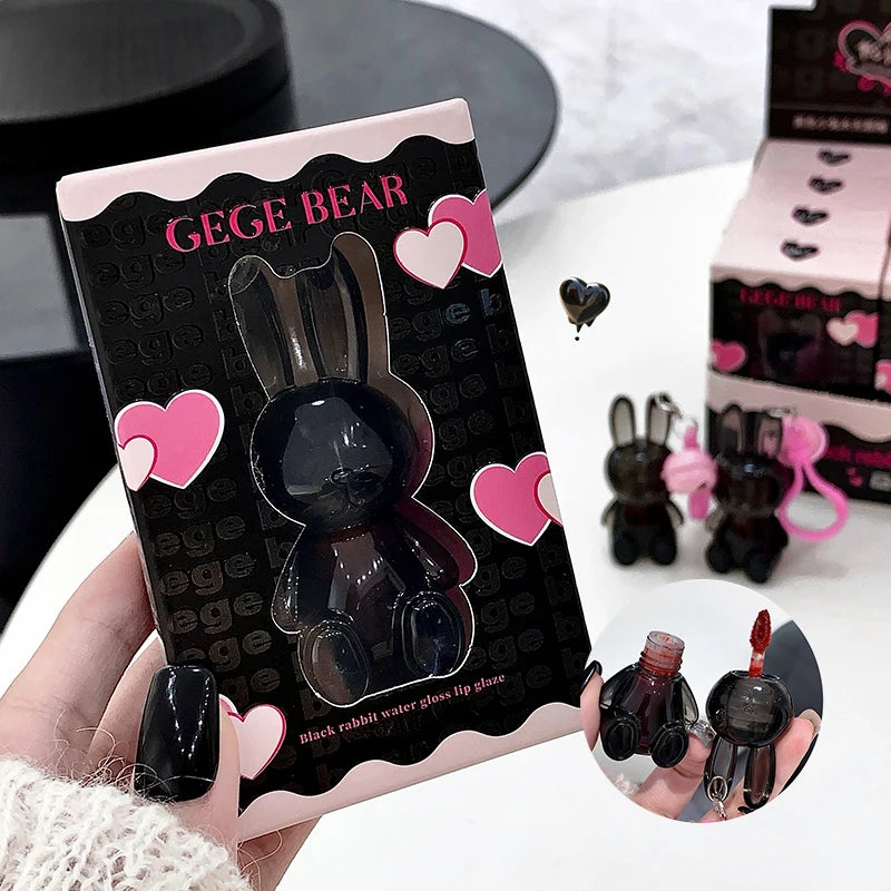 Gege Bear Pink Rabbit Velvet Matte Lip Cream