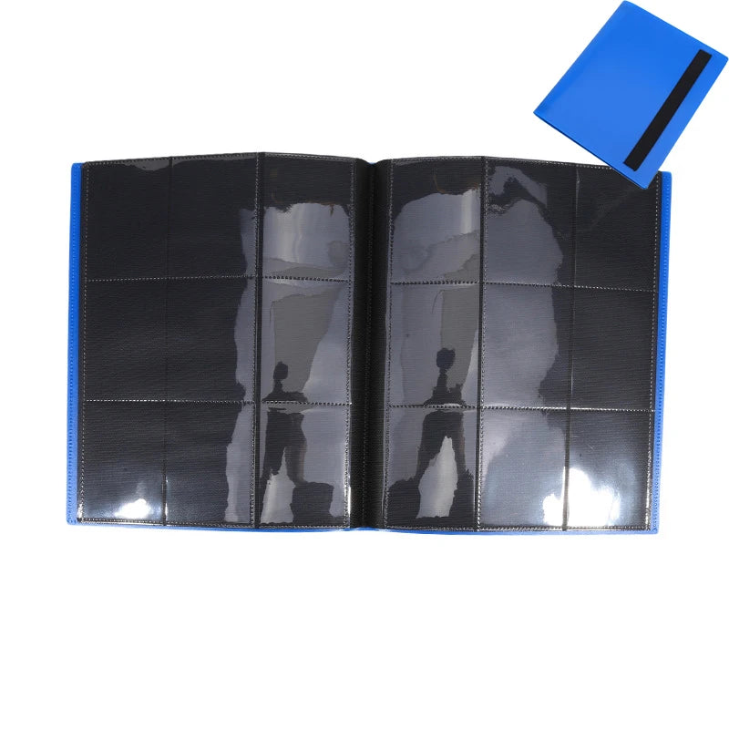 Trading Card Binder – 4/9/12 Pocket Portable Storage for Pokemon, Baseball & Sports Cards