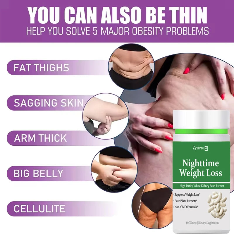 White Kidney Bean Extract - Natural Carb Blocker & Fat Burner for Weight Loss