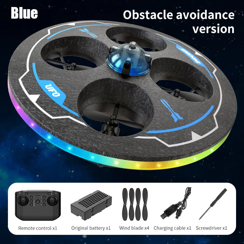 MX85 UFO Mini Drone for Kids - Intelligent Obstacle Avoidance, Safe Foam Design (50g)