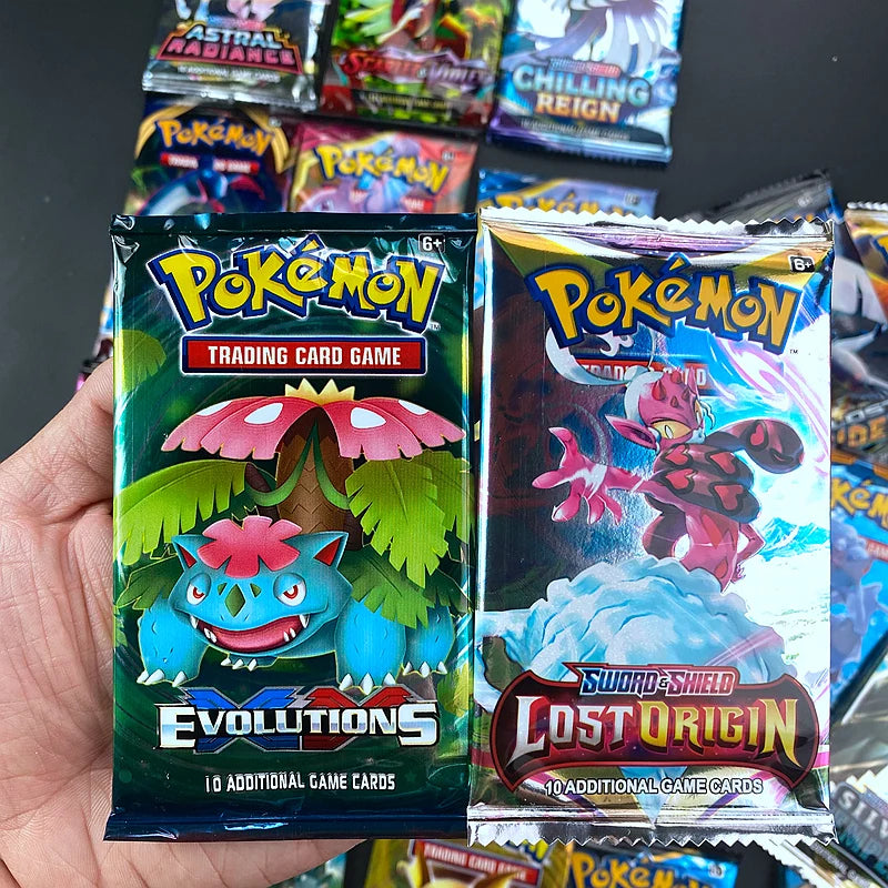 Pokemon Cards Scarlet & Violet – 40 Pcs GX VMAX EX Mega Energy Trading Card Set
