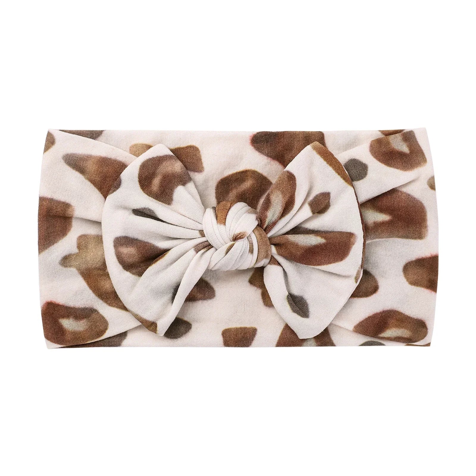 Baby Nylon Headscarf – Handmade Flower Elastic Headband for Newborns Ages 0–1