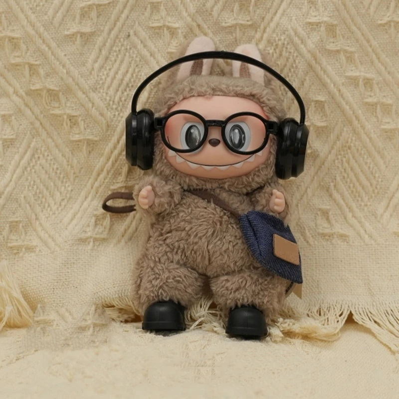 Labubu DIY Accessories Set - Shoes, Glasses & Headphones for V1/V2 Plush Dolls