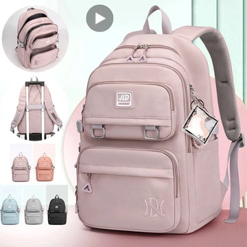 School Backpack for Girls - Kids Teen Women Bookbag for Primary & Secondary Students
