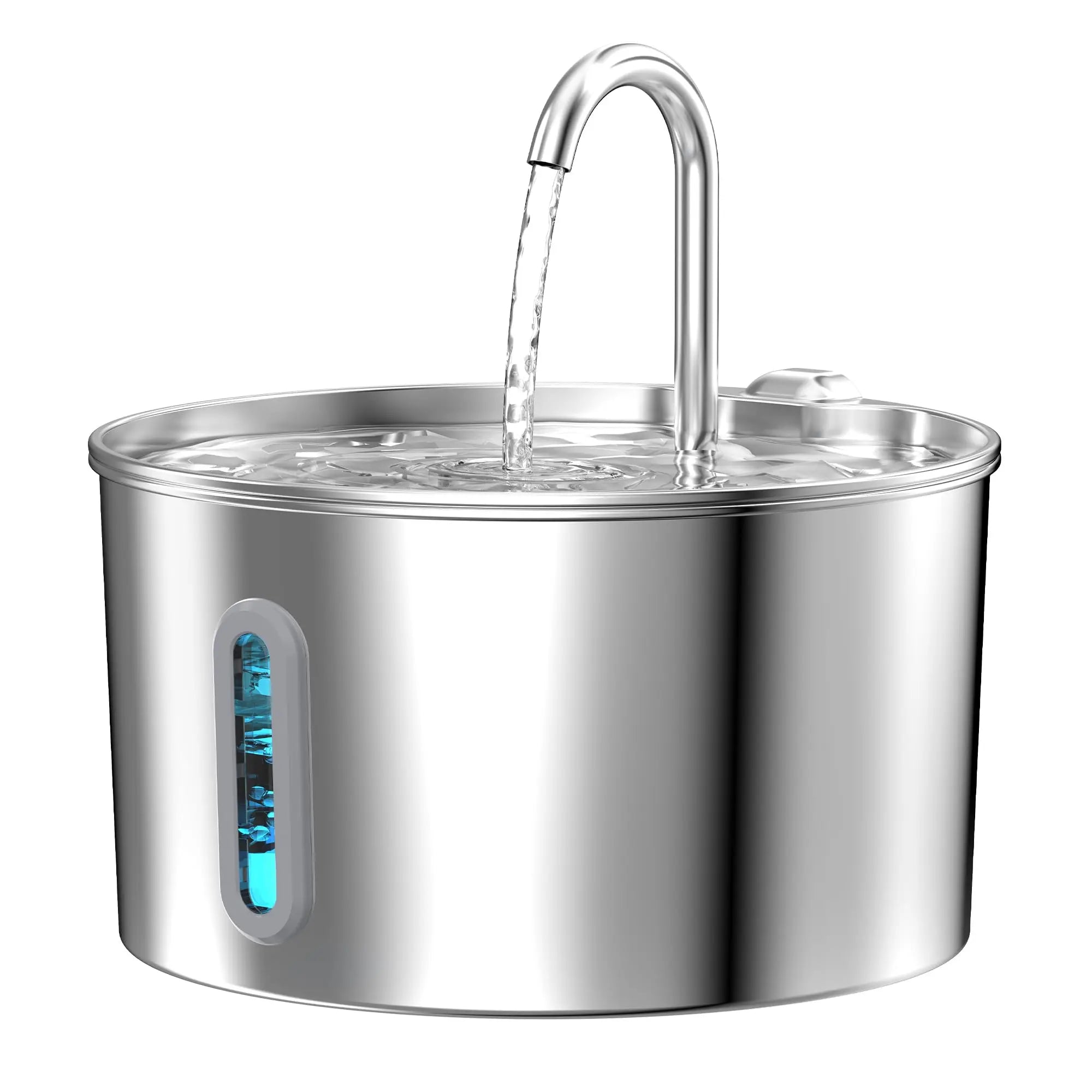 Cat Water Fountain – Automatic Stainless Steel Feeder with Visible Water Level