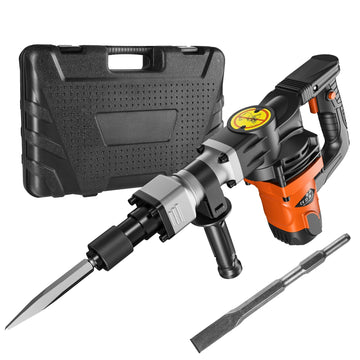 SucceBuy 1400W Electric Demolition Jackhammer – Heavy Duty Concrete Breaker