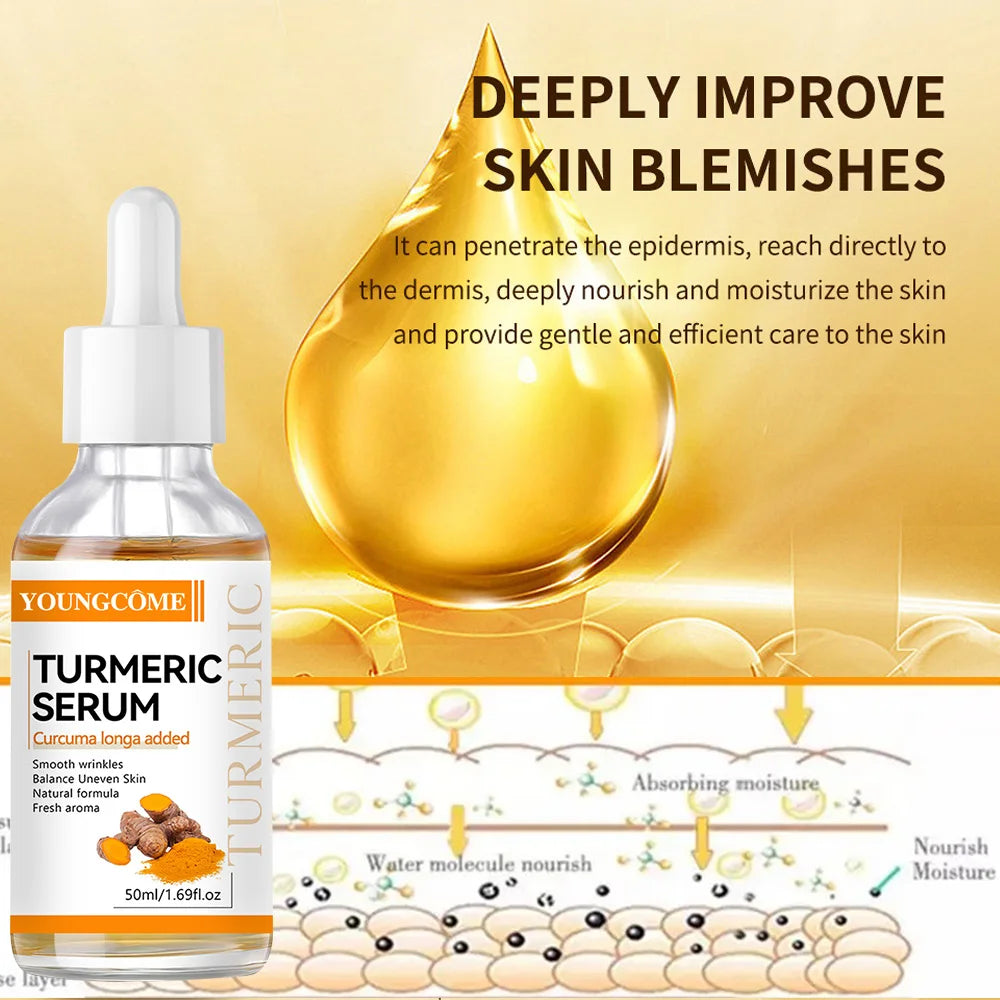 Turmeric Facial Essence Serum - Anti-Aging, Brightening & Deep Nourishment