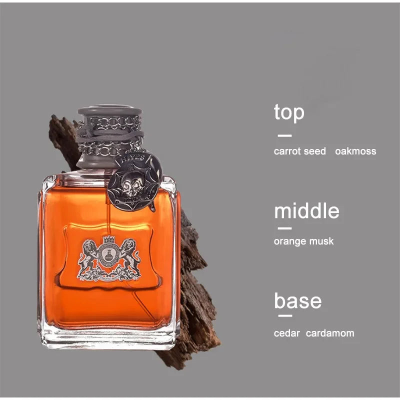 Ebony Sandalwood Men's Pheromone Perfume - Long-Lasting Eau de Parfum (100ml)