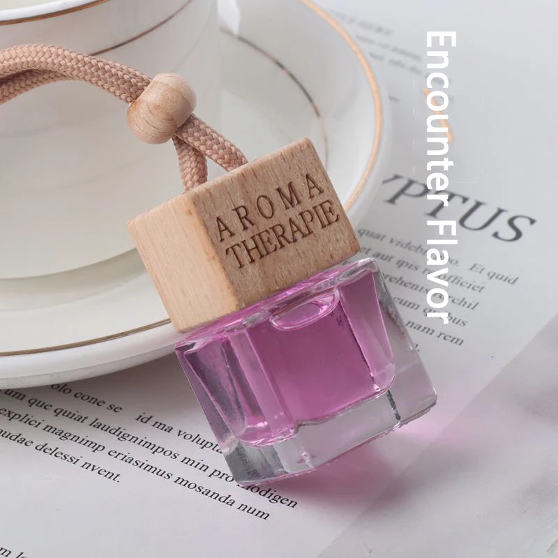 Car Mirror Pendant Air Freshener - Long-Lasting Fragrance Decoration to Eliminate Smoke Odor