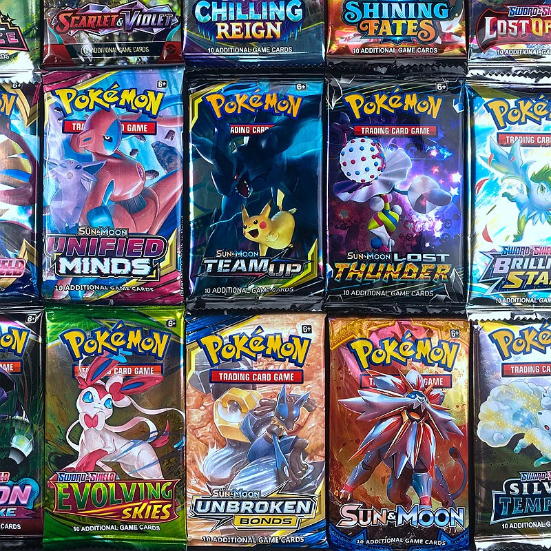 Pokemon Cards Scarlet & Violet – 40 Pcs GX VMAX EX Mega Energy Trading Card Set