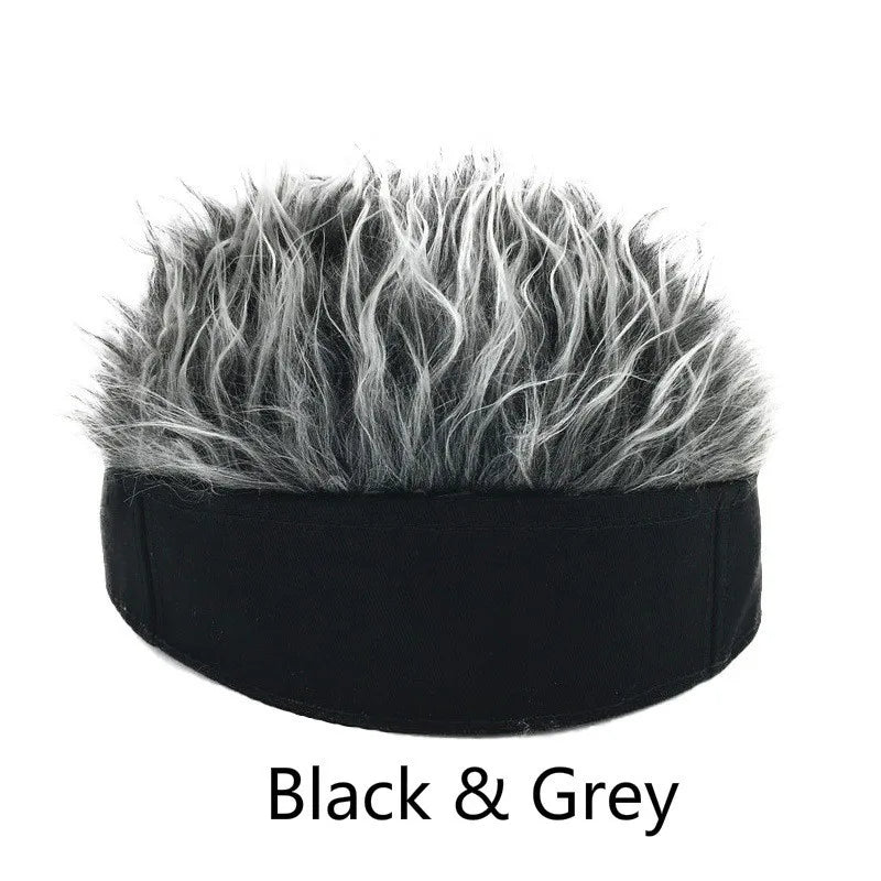 Cosplay Wig Cap - Adjustable Hip-Hop Cartoon Hair Hat for Role-Playing & Performance