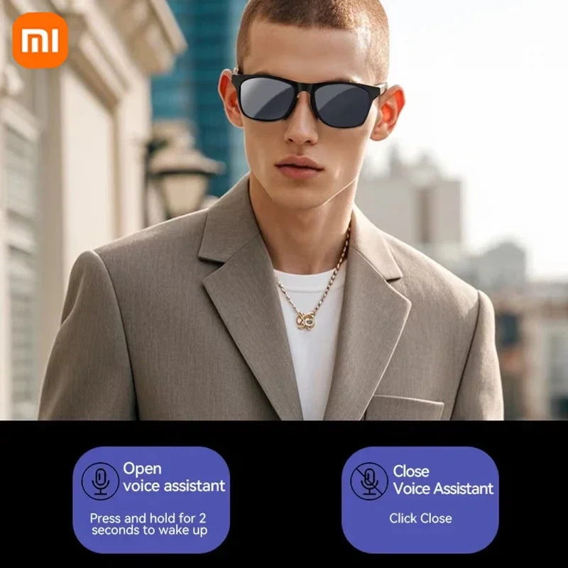 Xiaomi D11Plus AI Bluetooth Smart Translate Sunglass Intelligent Translation Call Noise Canceling Music Play for Study Travel