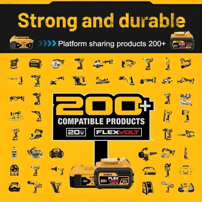 🔋 BATTERY BLOWOUT! 100% Original DeWalt 20V 6.0Ah Battery - High Performance Lithium-Ion Power