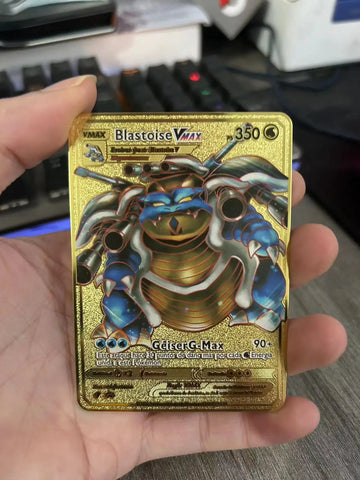 Spanish Pokemon Metal Cards – Mewtwo, Pikachu GX & Charizard VMAX Set